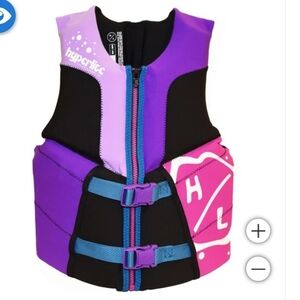 Hyperlite youth Life Vest Kids Large 55lbs to 88 lbs, new